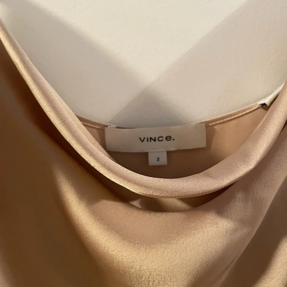 VINCE champagne slip dress Size 2 - Picture 5 of 8